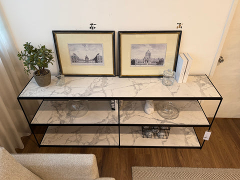 Lucca Low Shelf, Sintered Stone