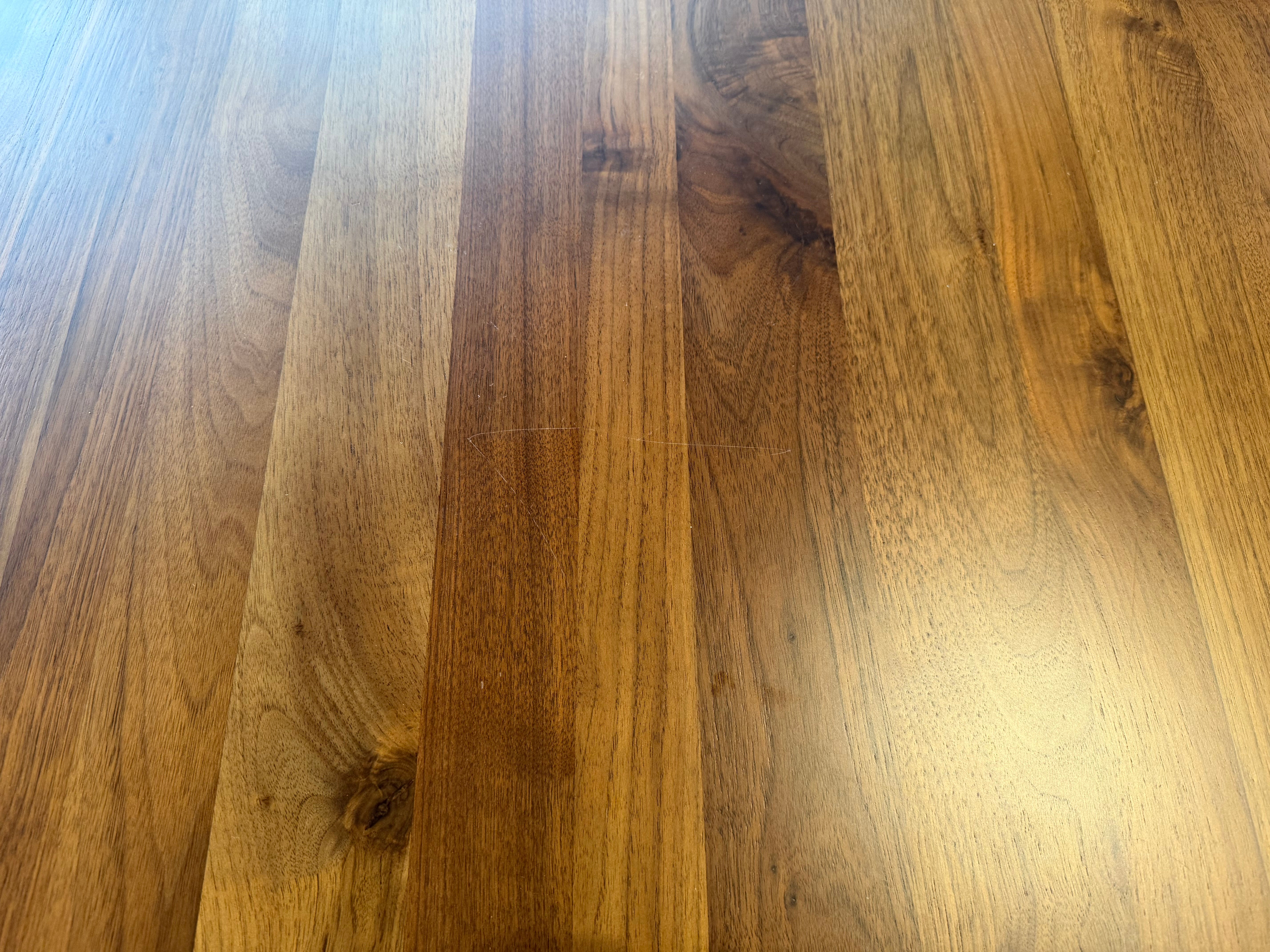 Axel Round Solid Wood Dining Table (120cm), American Black Walnut