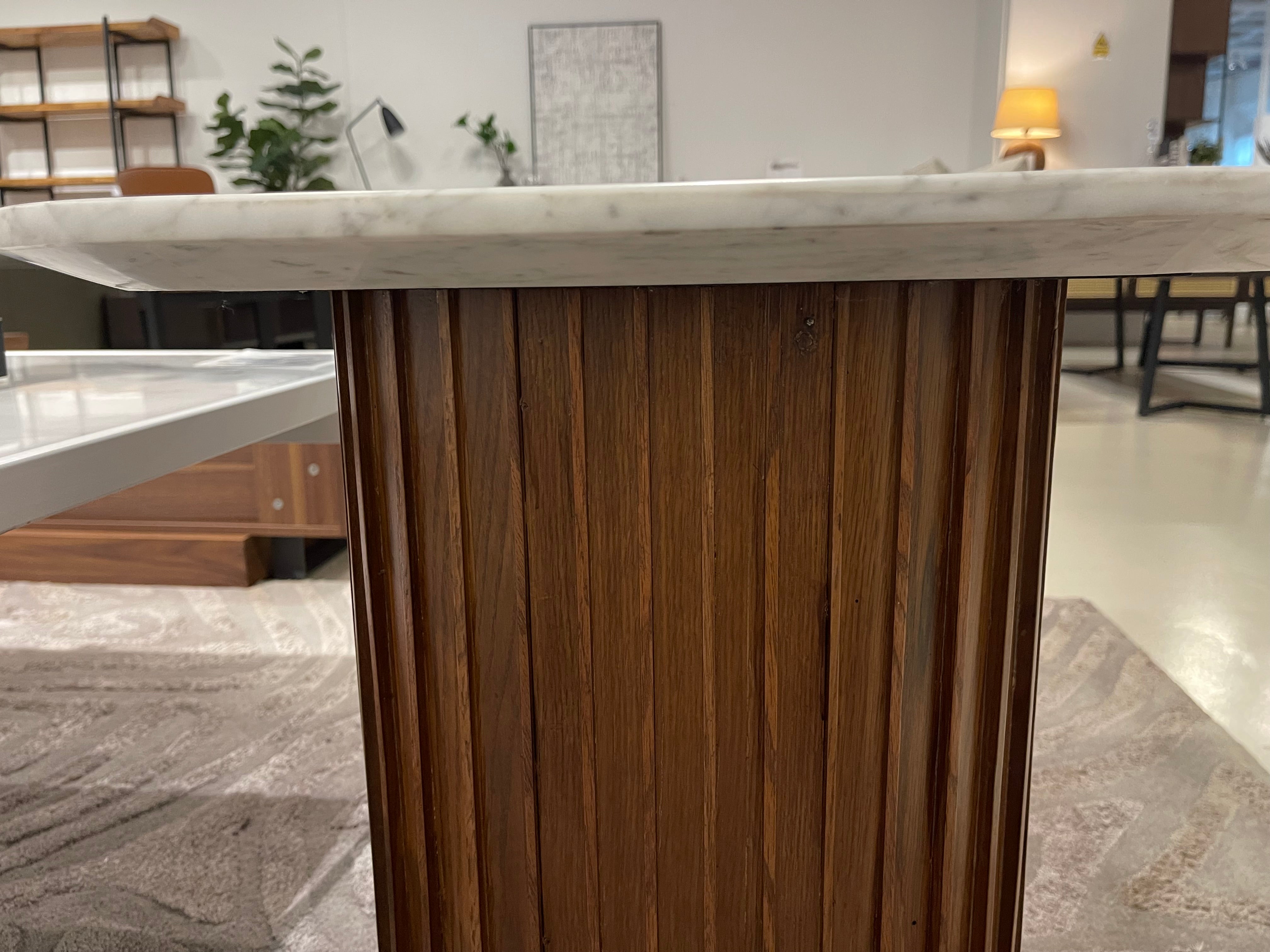 Bari Marble Side Table, White