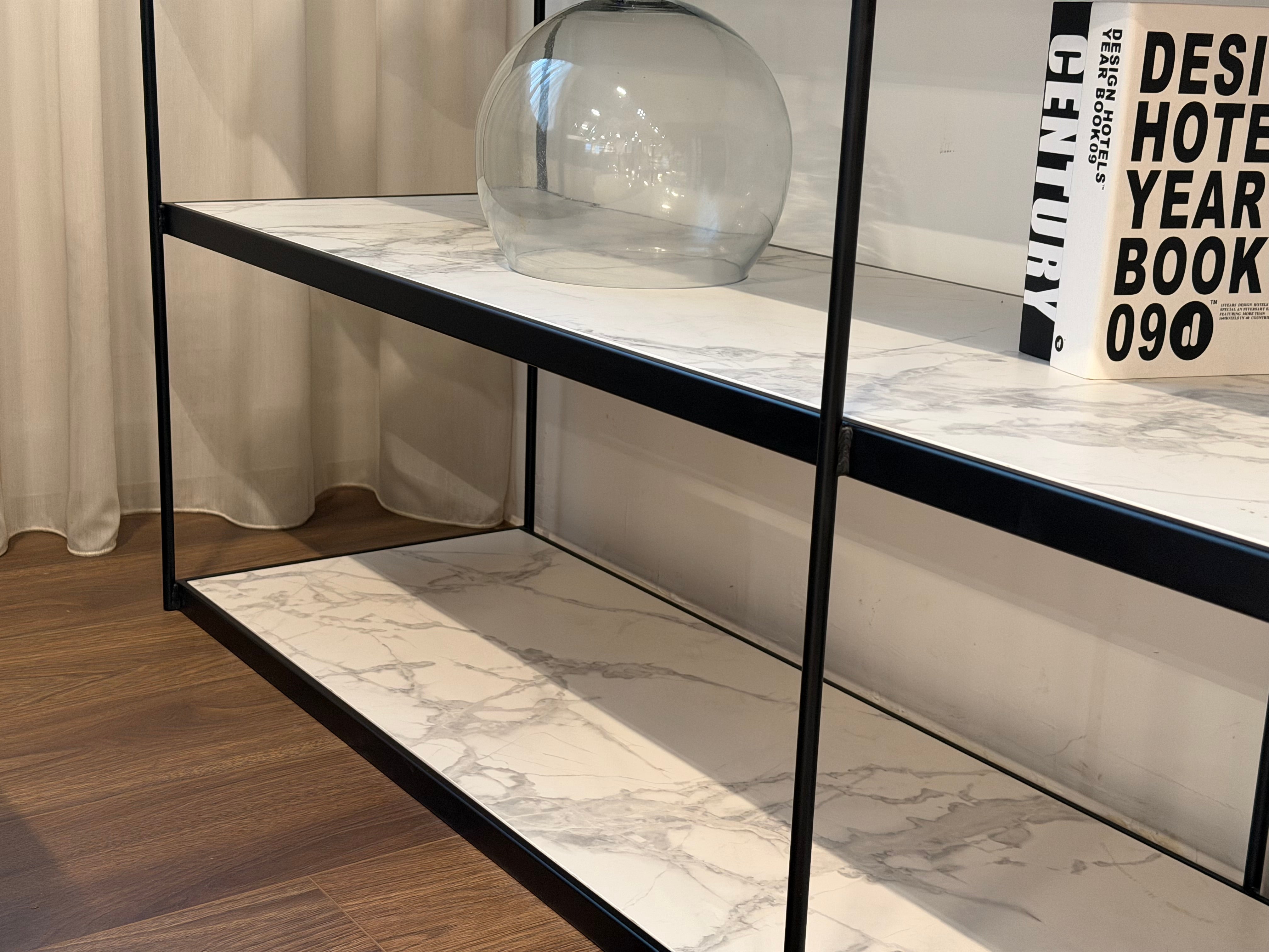 Lucca Low Shelf, Sintered Stone