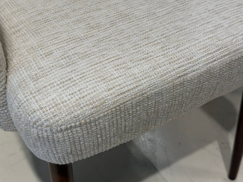 Charles Fabric Dining Arm Chair, Beige Sand