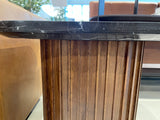 Bari Marble Side Table, Black