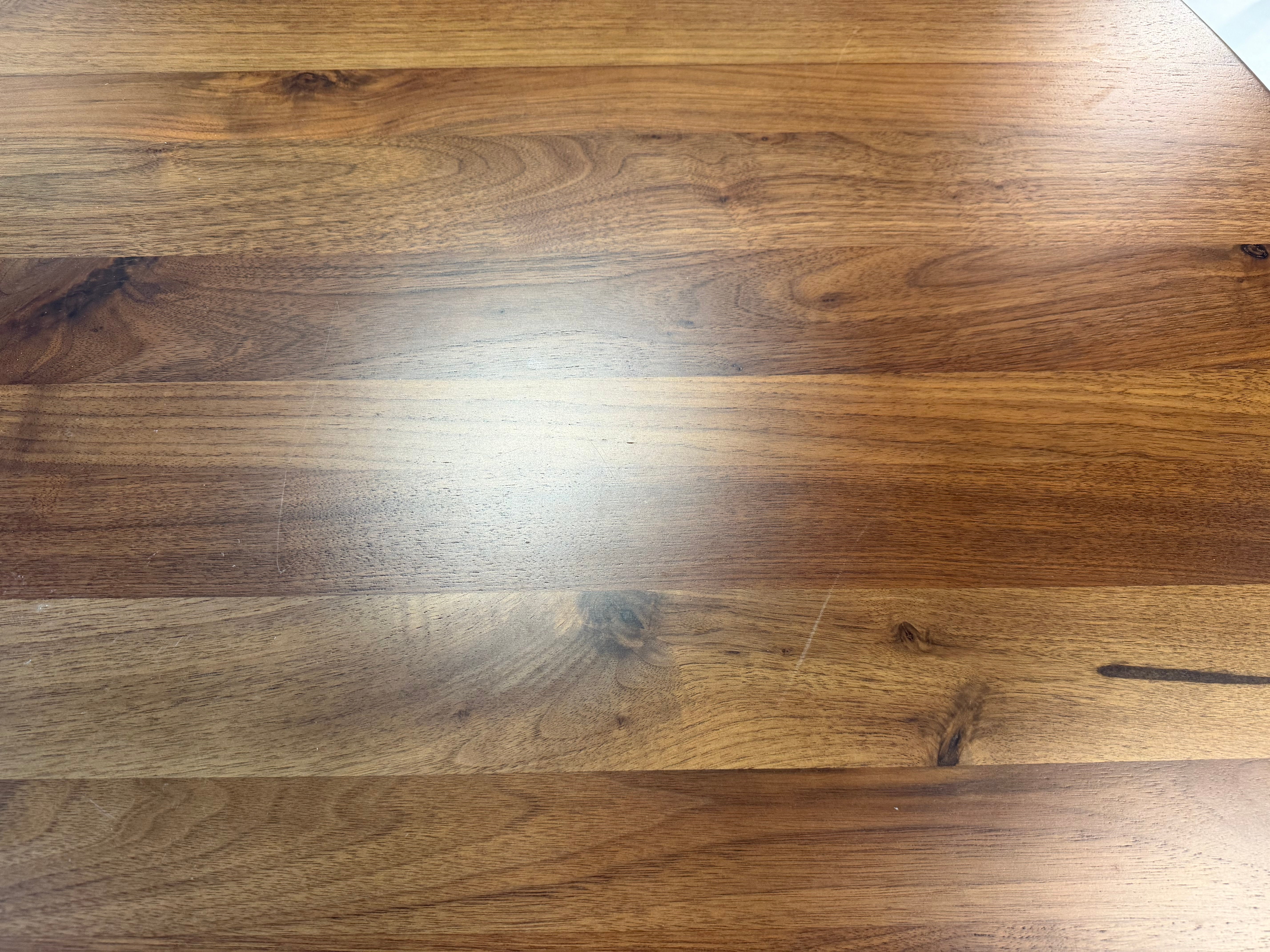 Axel Round Solid Wood Dining Table (120cm), American Black Walnut