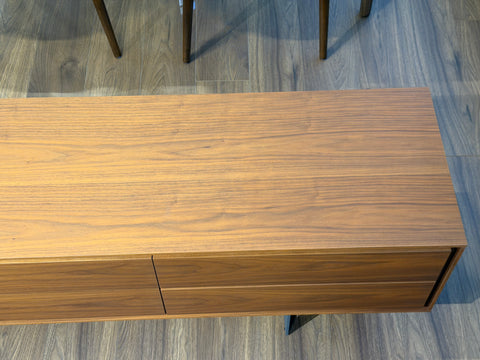 Janson Wood TV Console, American Walnut