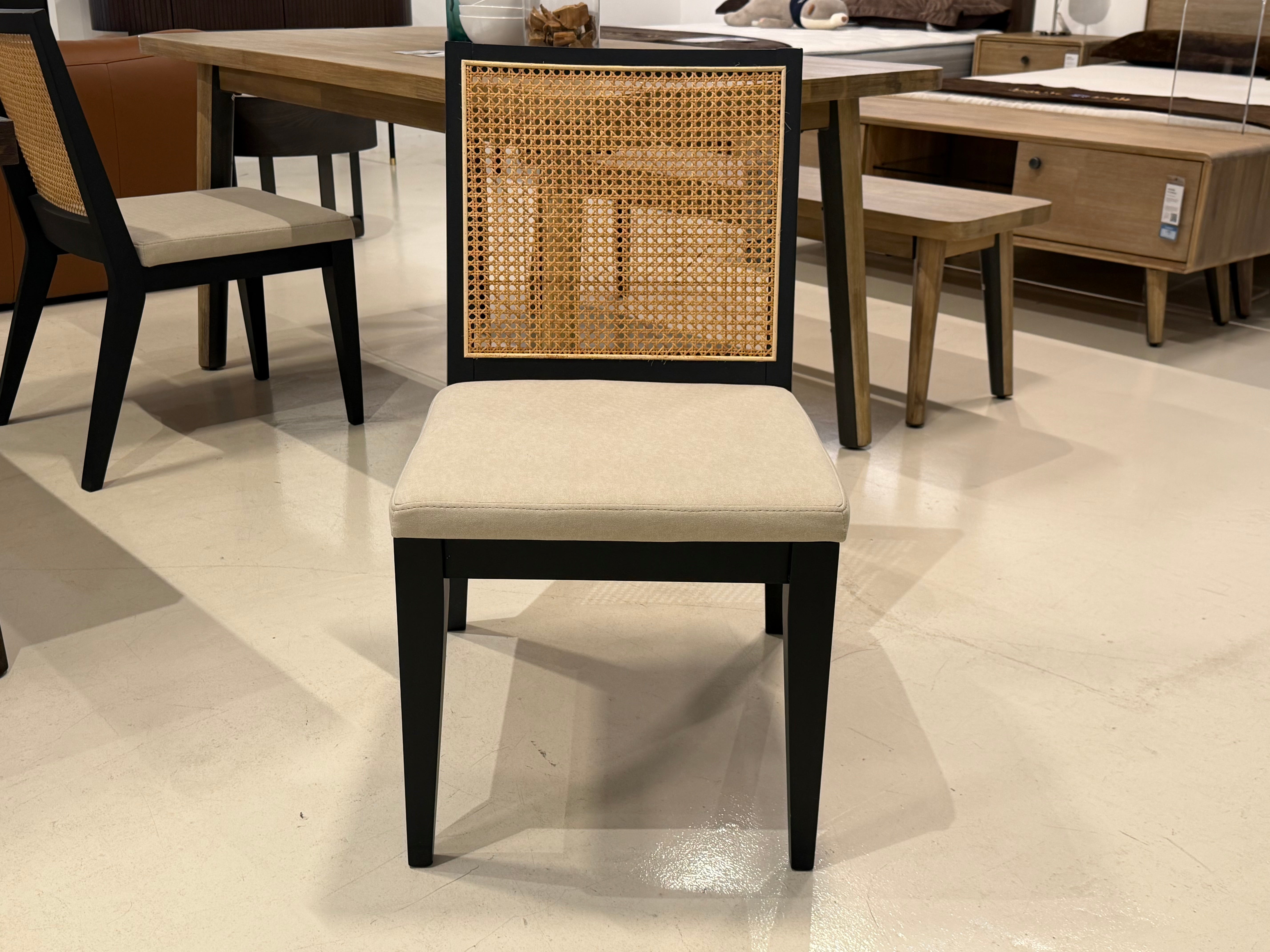 Lisbon Rattan Dining Chair, Desert Sand