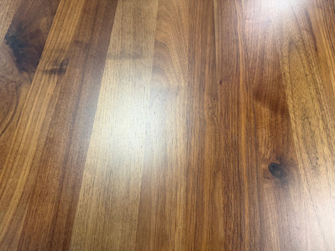 Axel Round Solid Wood Dining Table (120cm), American Black Walnut
