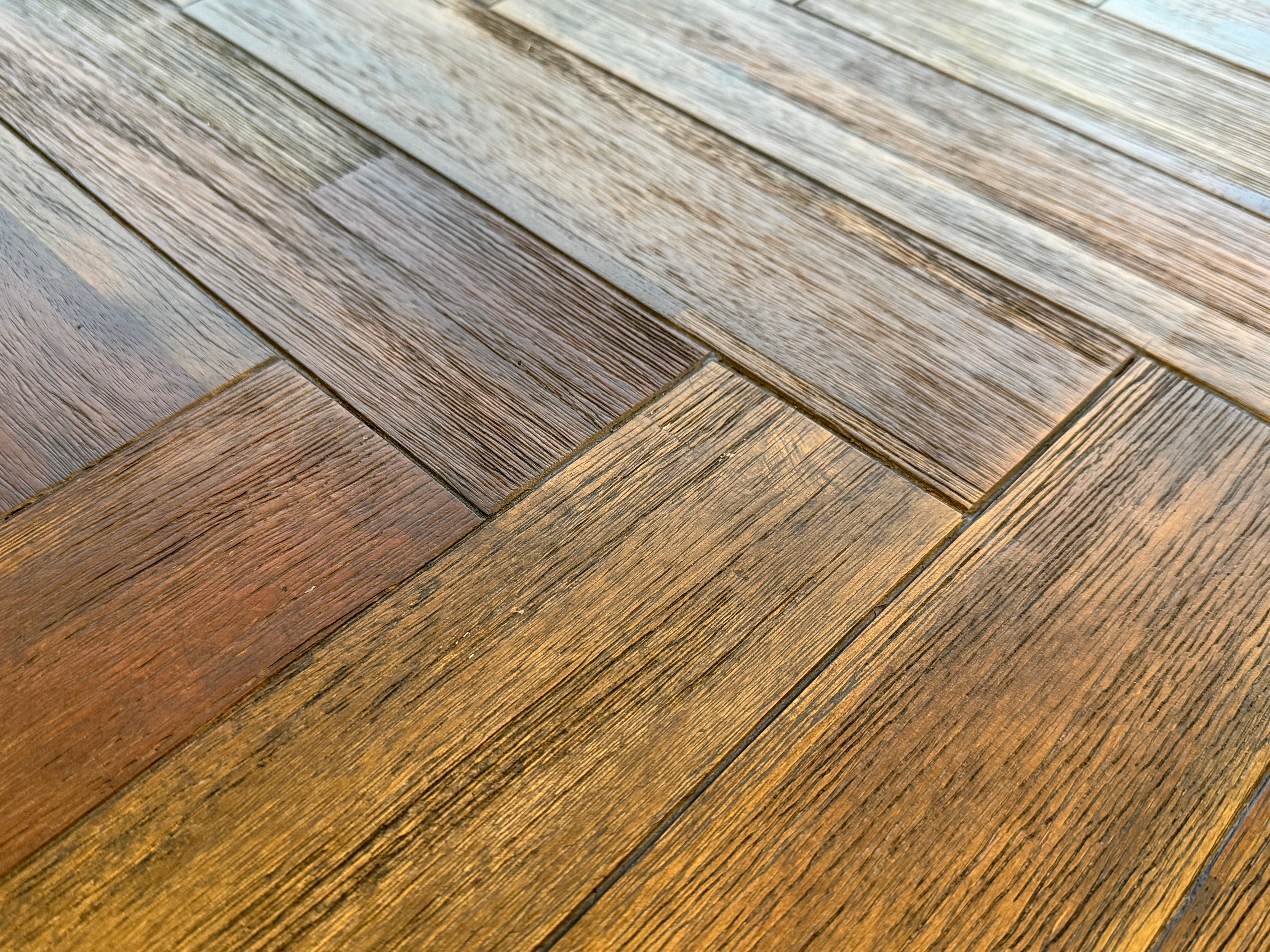 Austin Herringbone Solid Wood Coffee Table