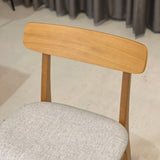 [CLEARANCE] Aubrey Chair, White Oak