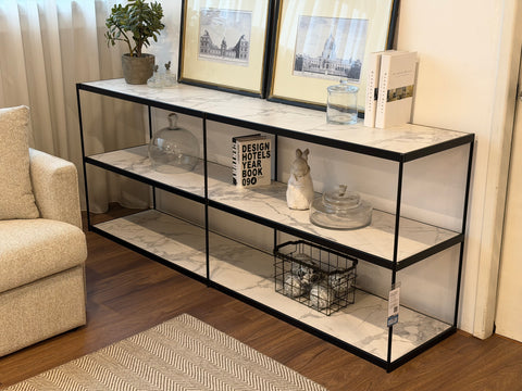 Lucca Low Shelf, Sintered Stone