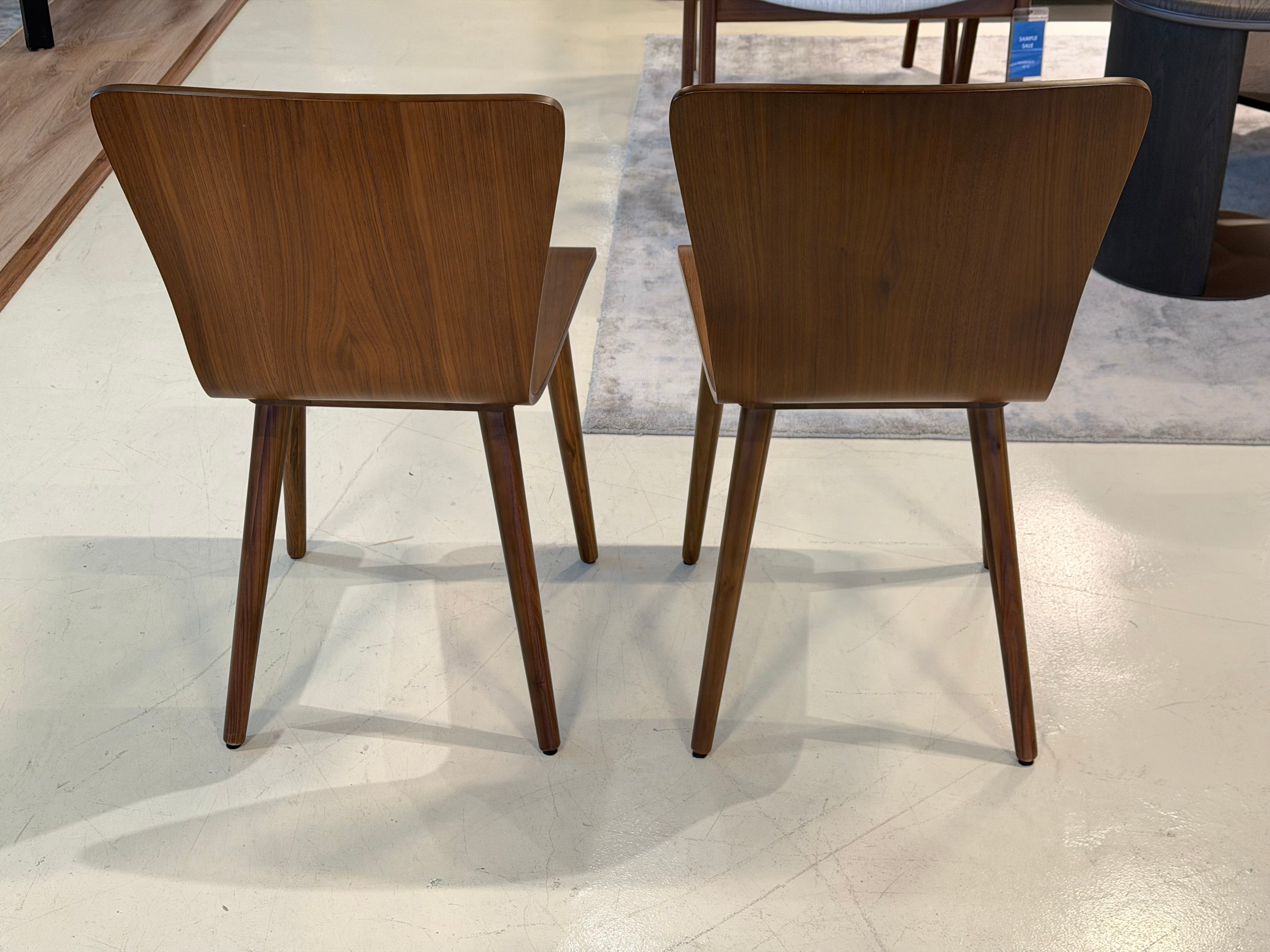 Bo Wood Dining Chair, Black Walnut