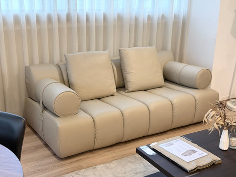 Paloma 3 Seater Leather Sofa