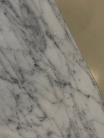 Bari Marble Side Table, White
