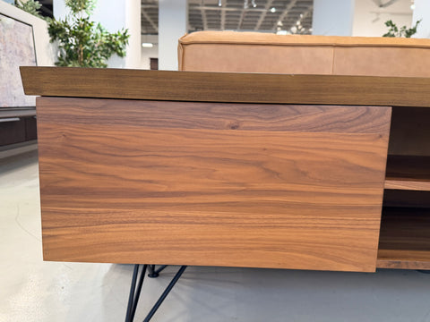 Andrea Wood TV Console (Live Edge), Walnut