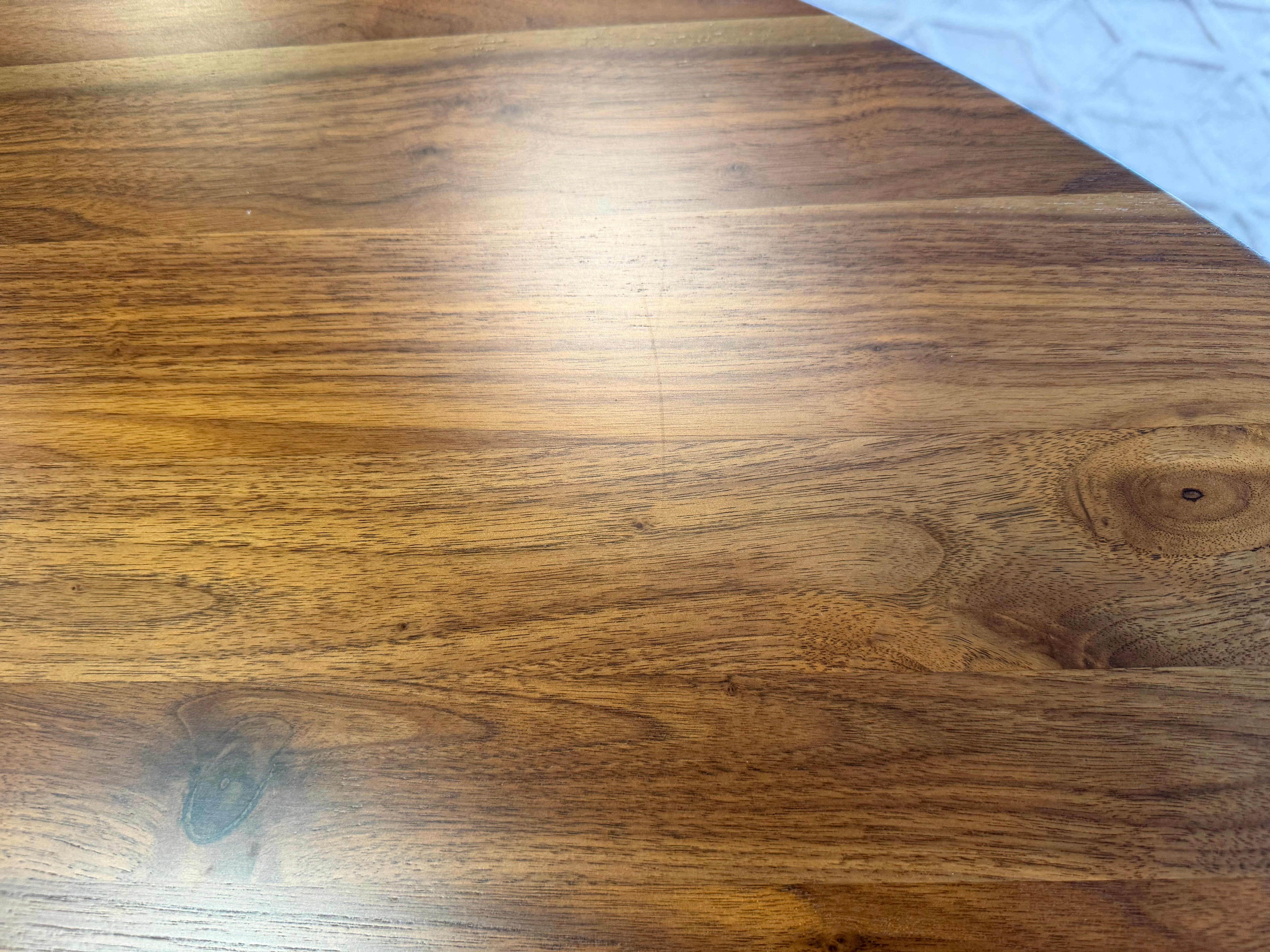 Axel Round Solid Wood Dining Table (120cm), American Black Walnut