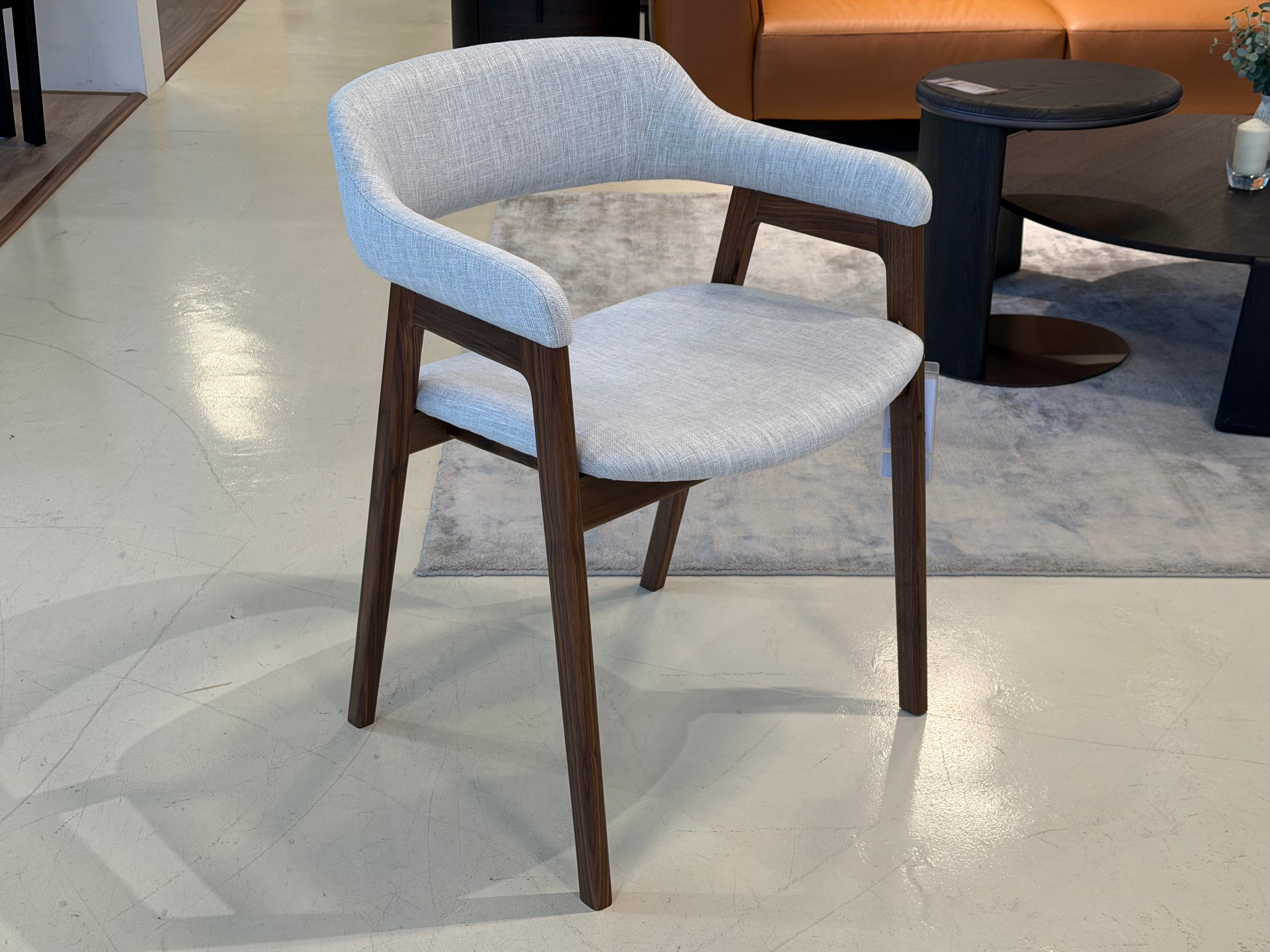 Emery Solid Wood Dining Arm Chair, American Black Walnut