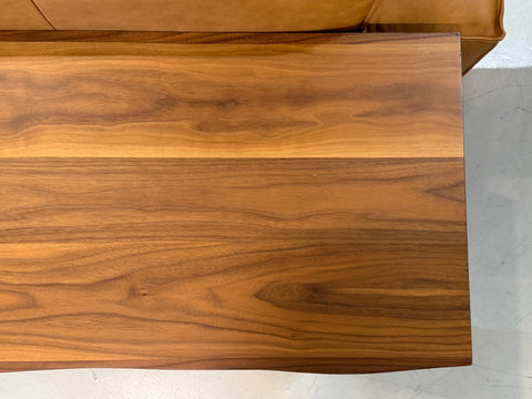 Andrea Wood TV Console (Live Edge), Walnut