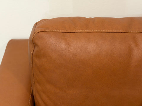 Boston Leather Armchair, Cinnamon Brown