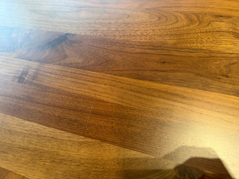 Axel Round Solid Wood Dining Table (120cm), American Black Walnut