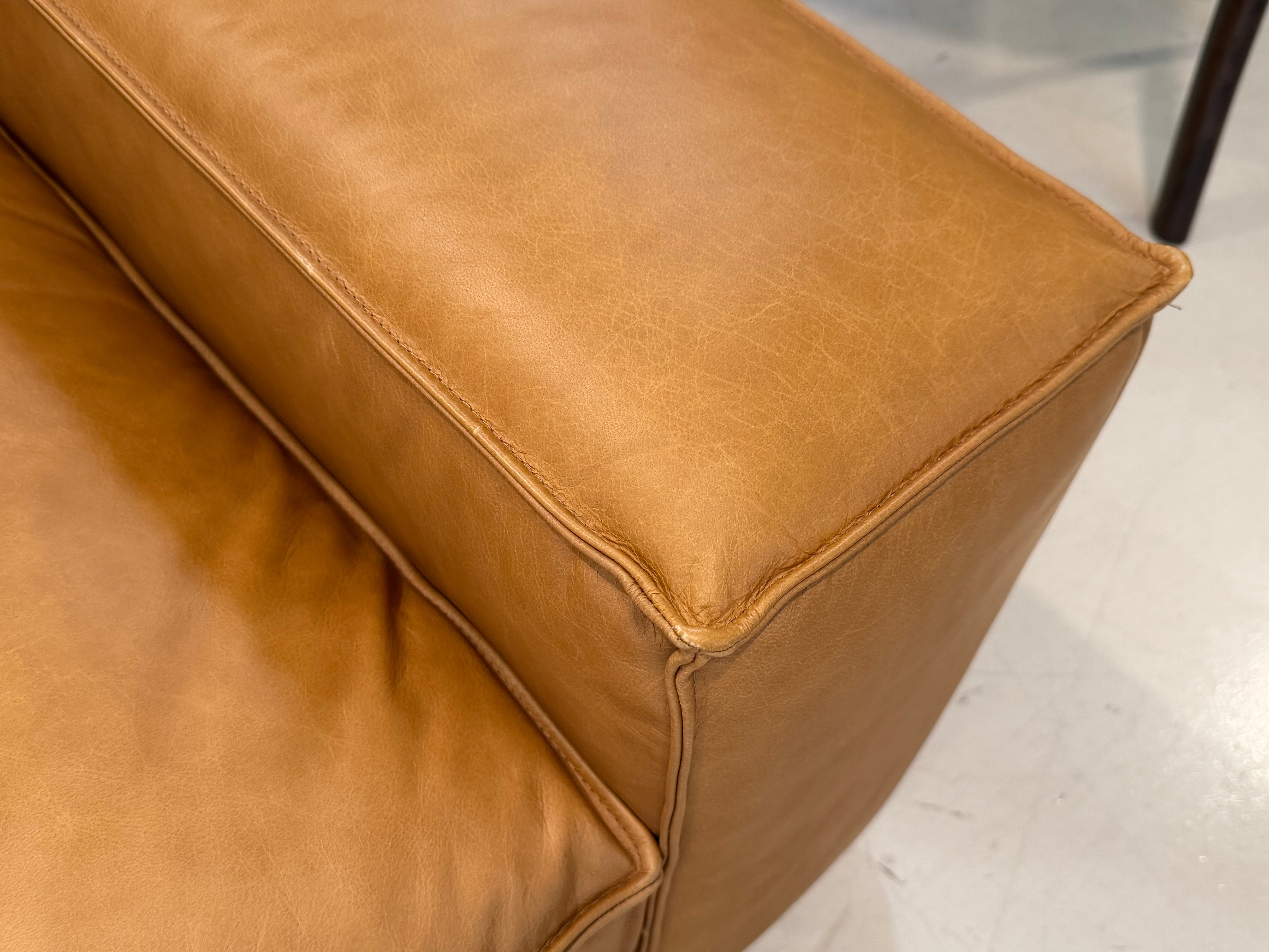 Scott 3 Seater Leather Sofa, Tan