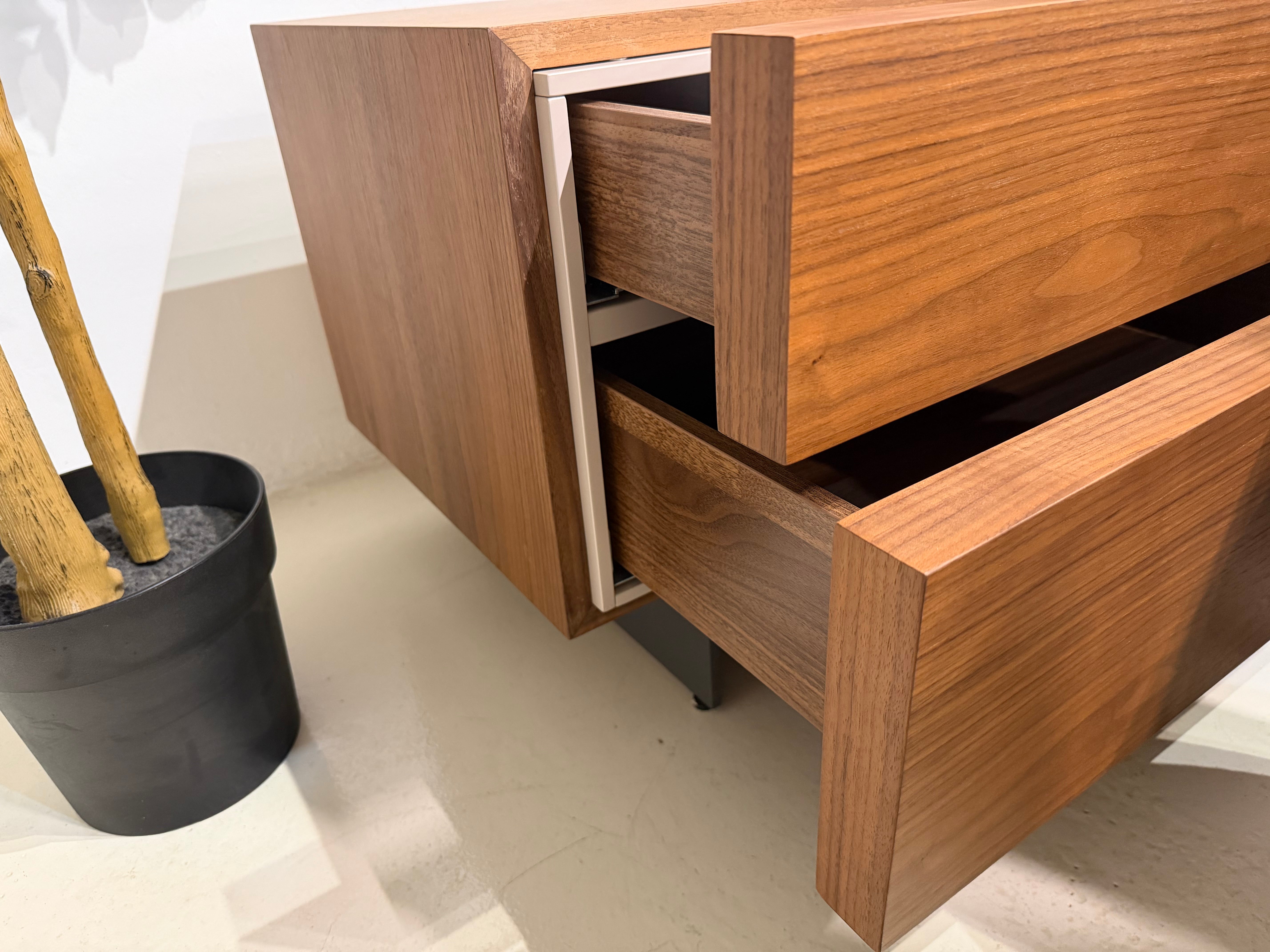 Erikson Wood Side Table, American Walnut
