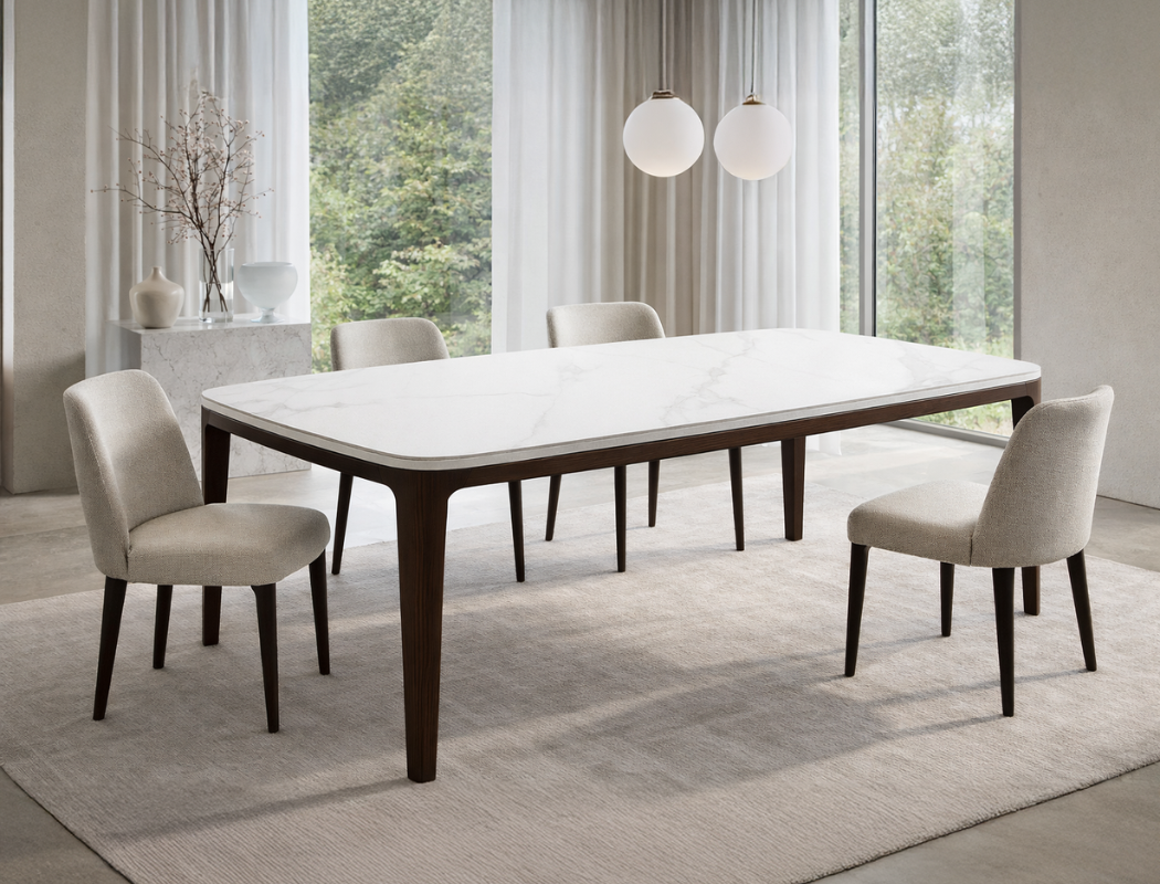 Adrien Sintered Stone Dining Table (180cm)