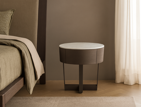 Alexis Marble Side Table