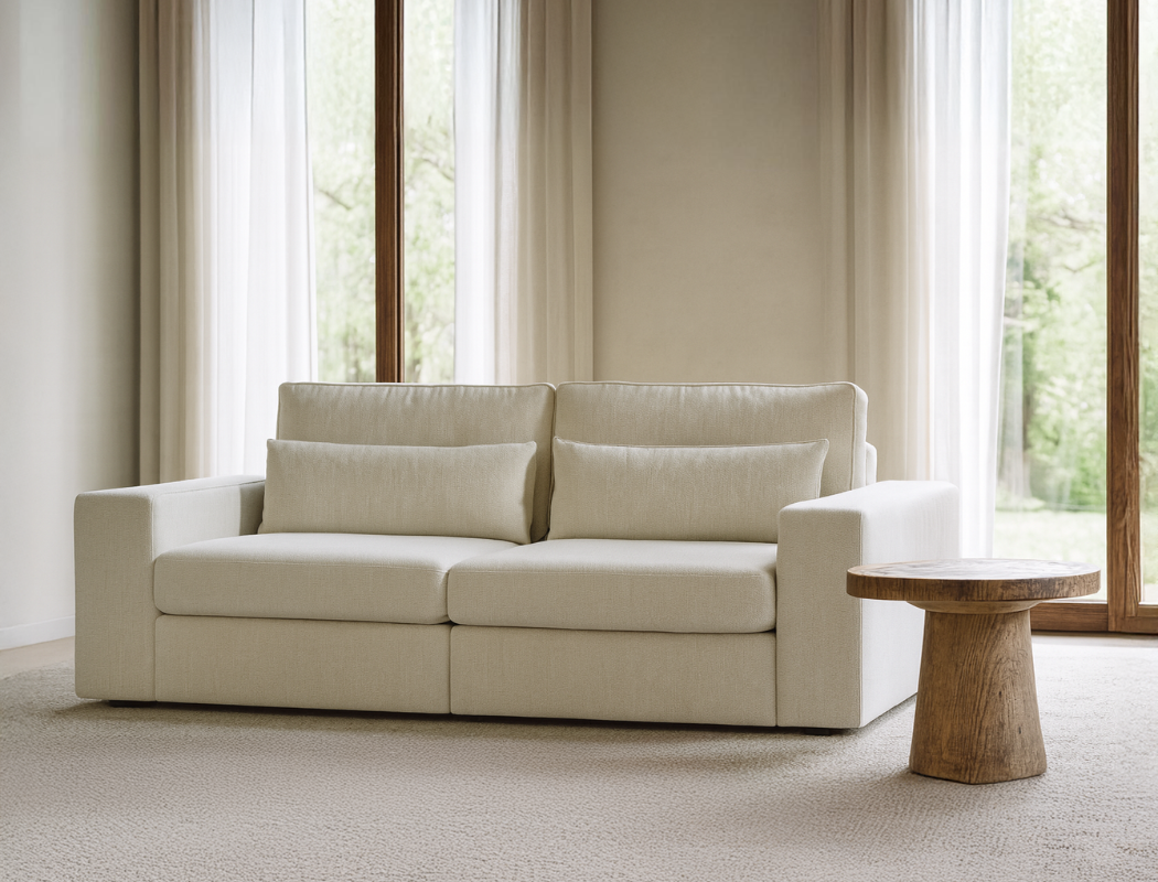 Amara 3 Seater Sofa, Atelier Beige