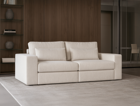 Amara 3 Seater Sofa, Atelier Beige