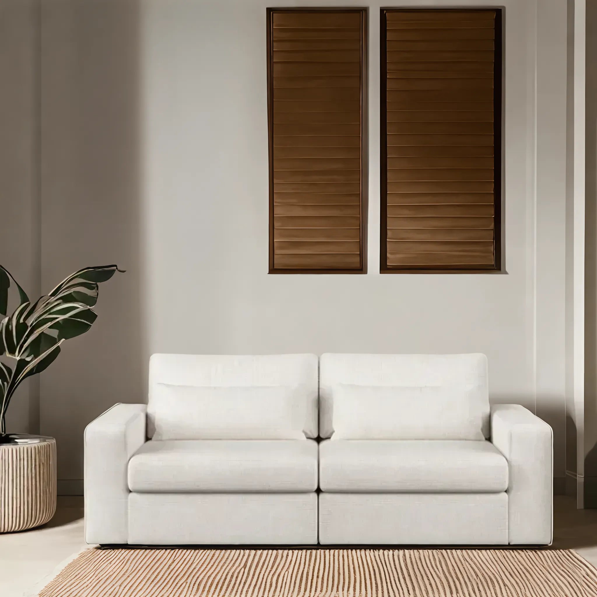 Amara 3 Seater Sofa, Atelier Beige