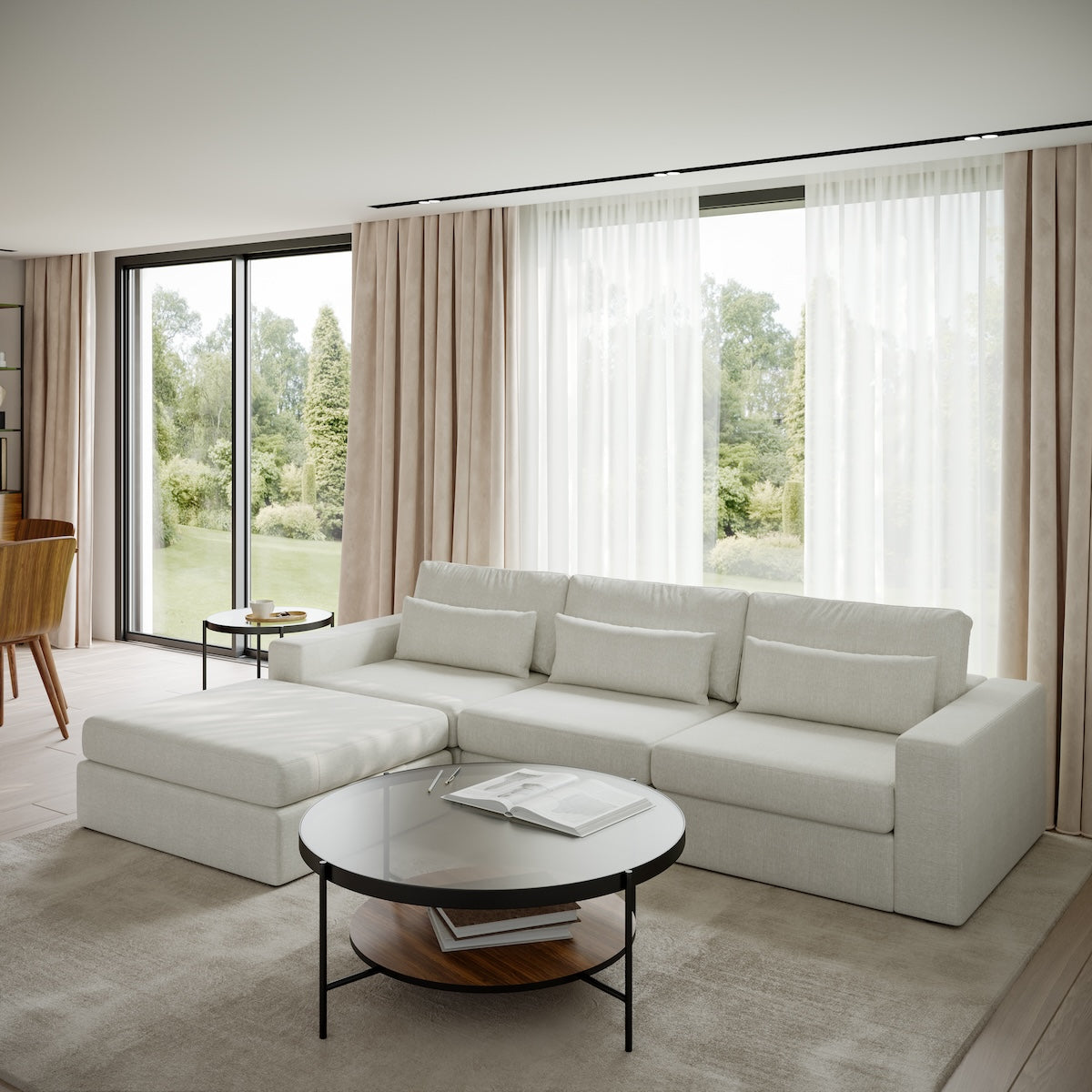 Amara 4 Seater Sofa, Atelier Beige