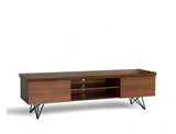 Andrea Wood TV Console (Live Edge), Walnut