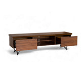 Andrea Wood TV Console (Live Edge), Walnut