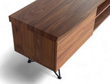 Andrea Wood TV Console (Live Edge), Walnut