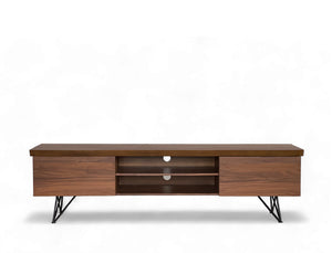 Andrea Wood TV Console (Live Edge), Walnut