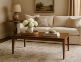 Aria Solid Wood Coffee Table, American Black Walnut