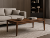 Aria Solid Wood Coffee Table, American Black Walnut