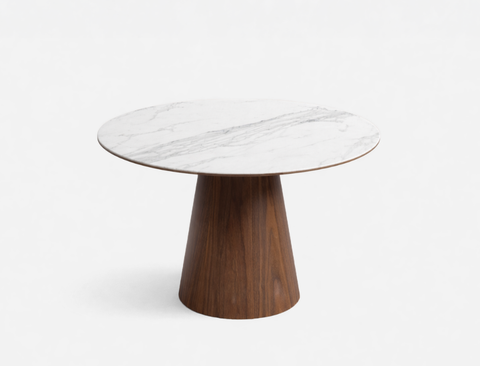 Aspen Round Dining Table, Sintered Stone (120cm)