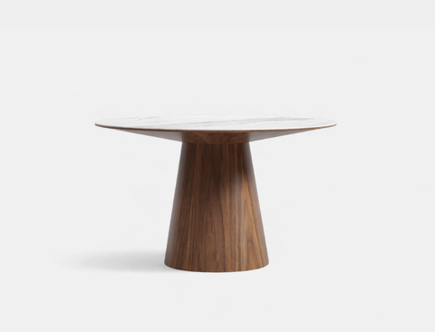 Aspen Round Dining Table, Sintered Stone (120cm)
