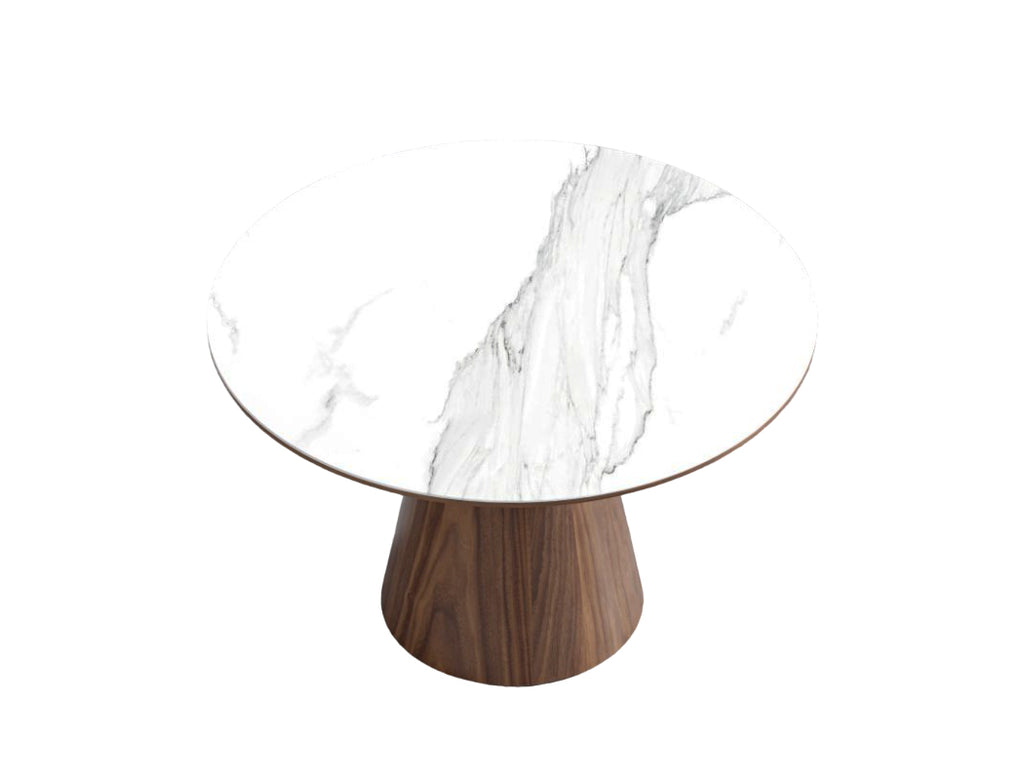 Aspen Round Dining Table, Sintered Stone (135cm)