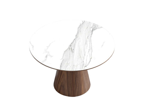 Aspen Round Dining Table, Sintered Stone (120cm)