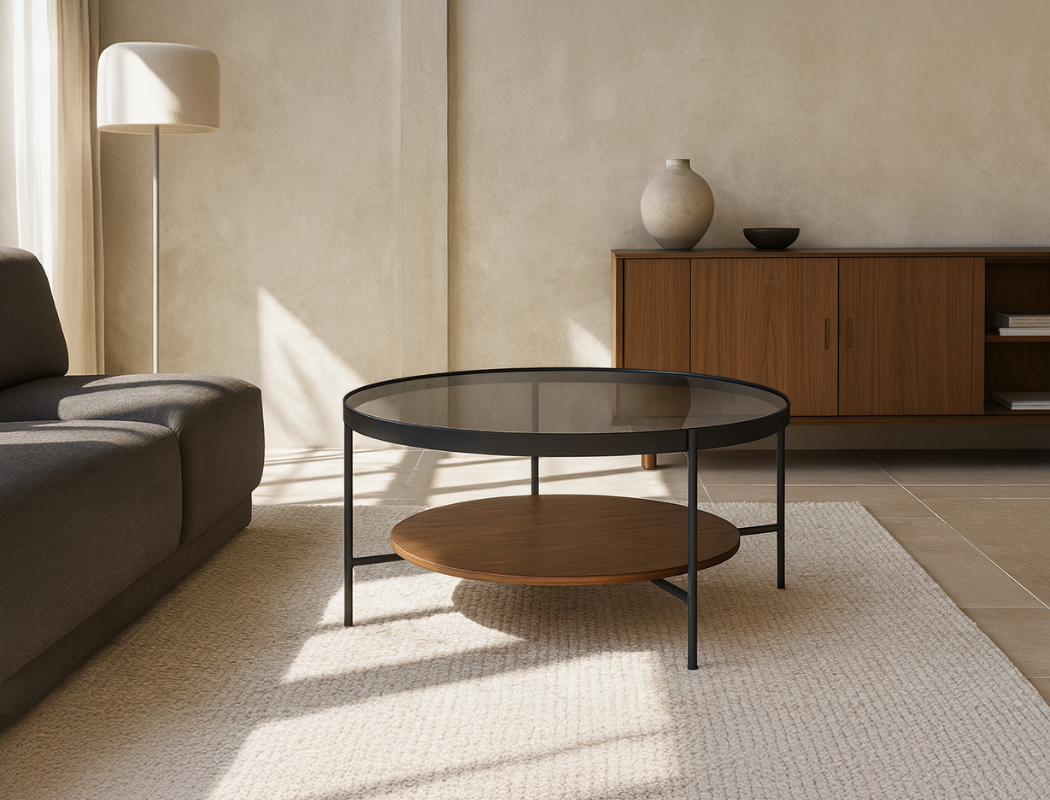 Astrid Tempered Glass Coffee Table