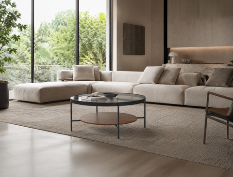 Astrid Tempered Glass Coffee Table