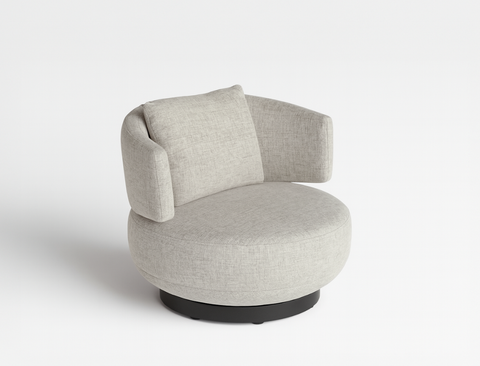 Aurora Swivel Armchair (Customised: Delivery in 8-10 Weeks)