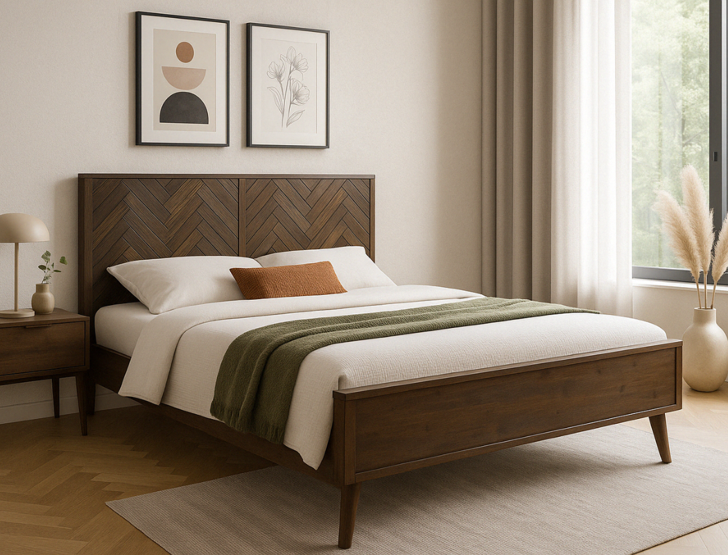 Austin Wood Bed Frame, Queen