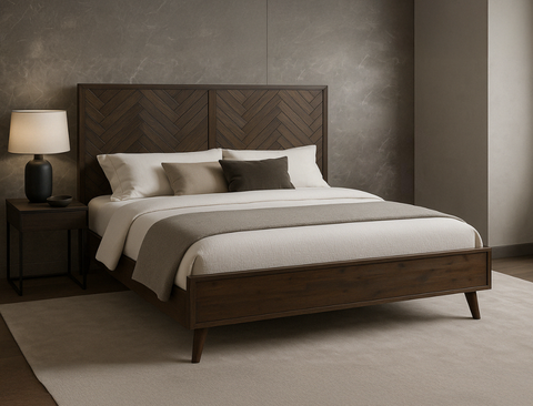 Austin Wood Bed Frame, Queen