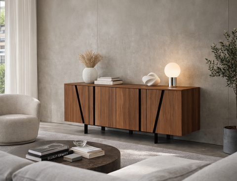 Axis Wood Sideboard, American Walnut