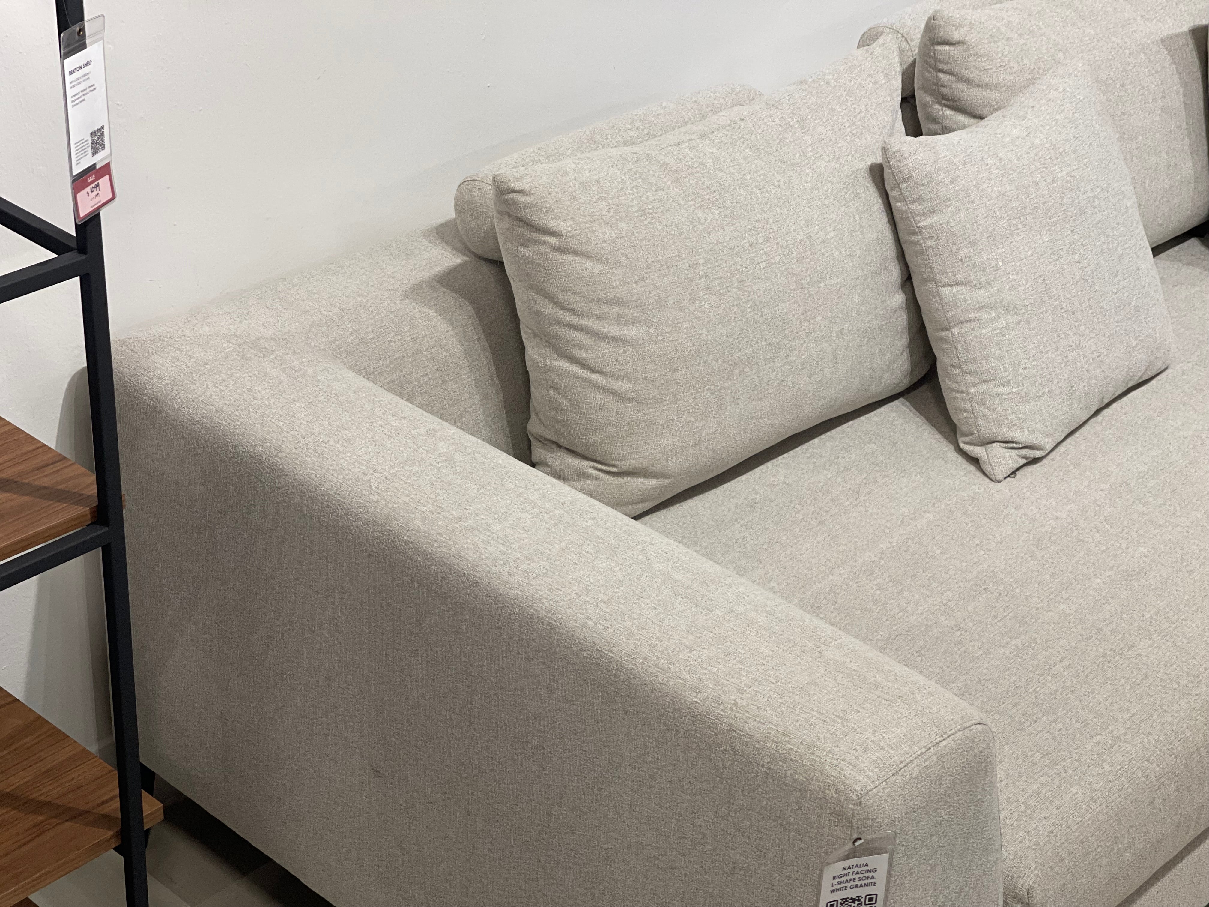 Natalia Right Facing L-Shape Sofa