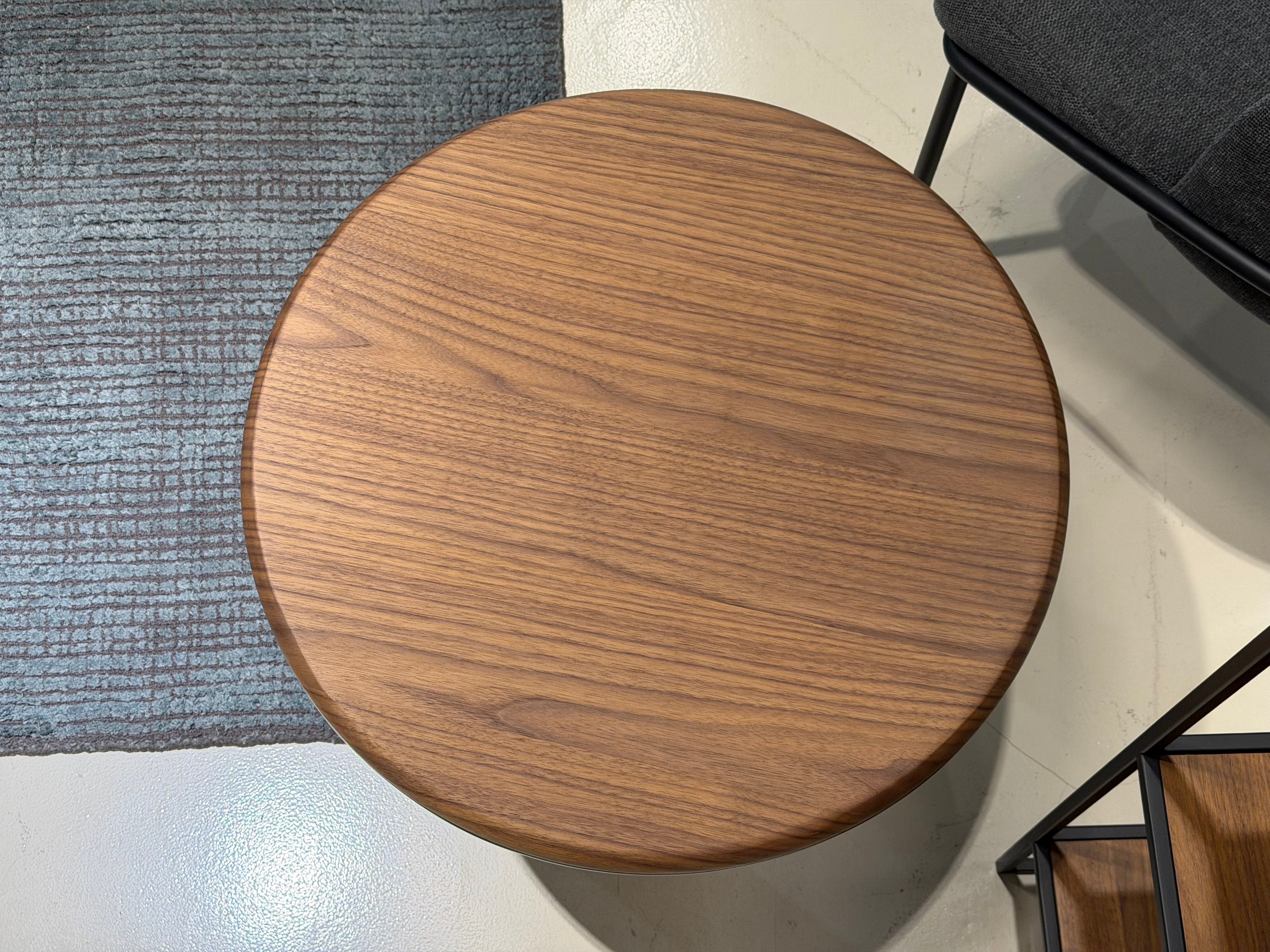 Aurelia Mid Side Table, American Walnut
