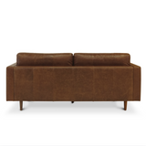 Boston 3 Seater Leather Sofa, Brown