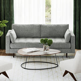 Boston 3 Seater Sofa, Steel Granite